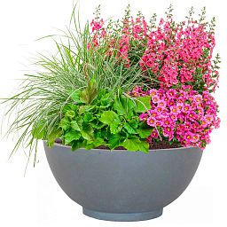 IDEALIST Lite Dish Style Smooth Bowl Outdoor Planter