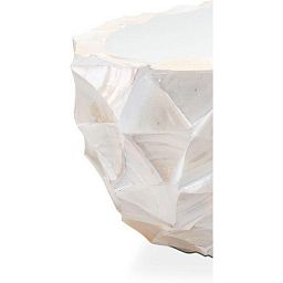 SHELL Oval Polystone Planter