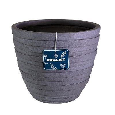 IDEALIST Lite Row Light Concrete Egg Planter
