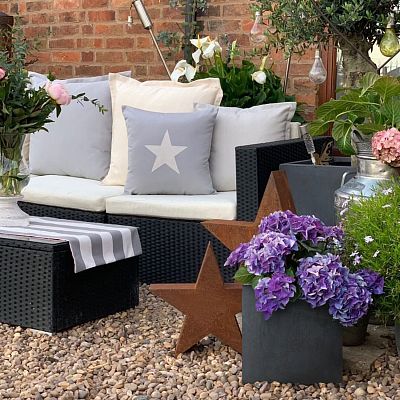 IDEALIST Lite Square Box Contemporary Light Concrete Planter