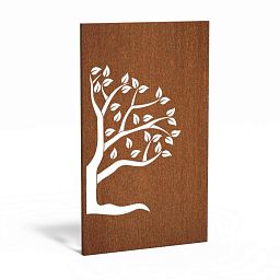 CorTen High Panel Abstract