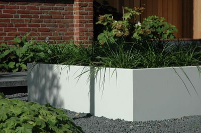 Florida Outdoor Aluminum Square Planter