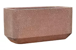 Terrazzo Fiberstone Large Trough Planter | Indoor and Outdoor Plant Pot