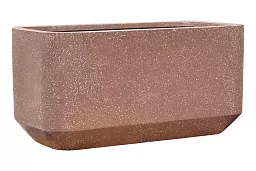 Terrazzo Fiberstone Large Trough Planter | Indoor and Outdoor Plant Pot