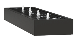 Aluminium Trough Fountain Watertable