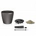 LECHUZA CLASSICO Round Poly Resin Self-watering Planter with Substrate