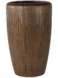 Composits Twist Vase Round Tall Planter Pot IN\OUT