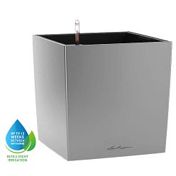 LECHUZA CUBE Square Poly Resin Self-watering Planter