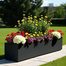 AXIS Trough Outdoor Fiberglass Planter