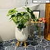 IDEALIST Lite Honeycomb Style Egg Planter on Legs, Round Pot Plant Stand Indoor