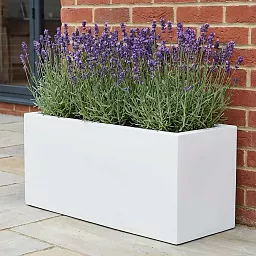 IDEALIST Lite Contemporary Light Concrete High Trough Planter