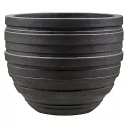 Polystone Ribbed Planter | Indoor and Outdoor Plant Pot