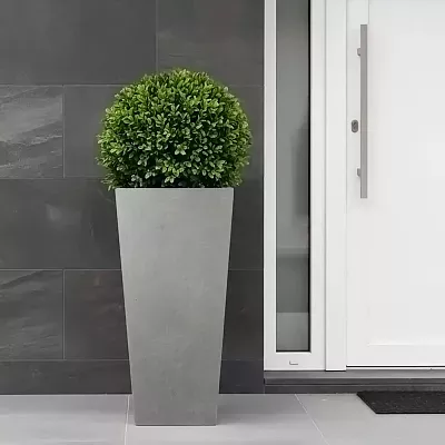 IDEALIST Lite Tall Tapered Contemporary Light Concrete Planter