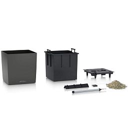 LECHUZA CUBE Square Poly Resin Self-watering Planter