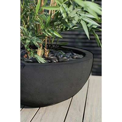 Bowl Round Polystone Planter by Fleur Ami EGO PLUS