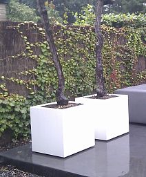 Florida Outdoor Aluminum Square Planter