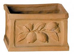 Citrus Fiberglass Trough Terracotta Planter Pot In/Out