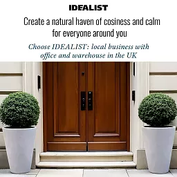 IDEALIST Lite Contemporary Round Light Concrete Planter