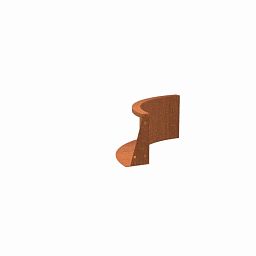 CorTen 3ml Retaining Wall Inside Curve