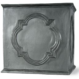 Hampton Tank Fiberglass Square Faux Lead Planter Pot In/Out