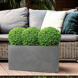 IDEALIST Lite Contemporary Light Concrete High Trough Planter