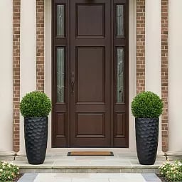 IDEALIST Lite Mosaic Style Tall Round Vase Planter Outdoor Plant Pot