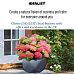 IDEALIST Lite Faceted Effect Bowl Planter Indoor Plant Pot