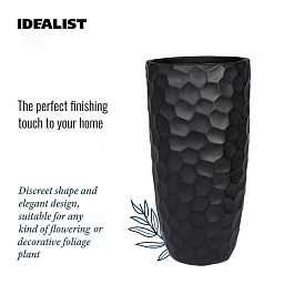 IDEALIST Lite Mosaic Style Tall Round Vase Planter Outdoor Plant Pot