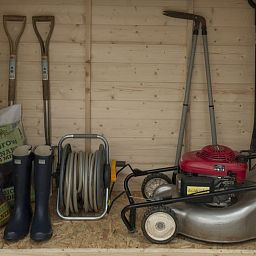 Installed Outdoor Pressure Treated Wooden Shiplap Pent Outdoor Store by Forest Garden