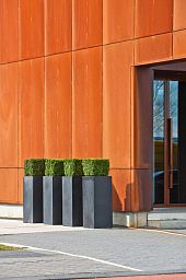 Tall Fiberstone Square Planter by Idealist Premium BOUVY