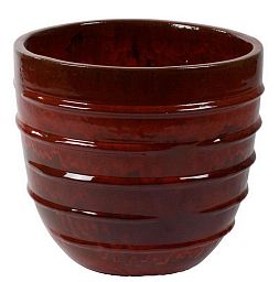 Ceramic Round Circular Glossy Planter Pot In/Out