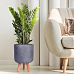 IDEALIST Lite Honeycomb Style Cylinder Planter on Legs, Round Pot Plant Stand Indoor
