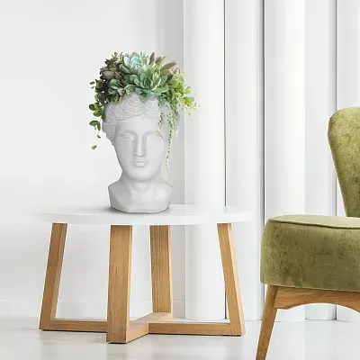 IDEALIST Lite Antique Face Plant Pot Indoor Head Planter