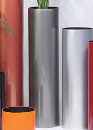 Tom Contemporary Round Tall GRP RAL Planter