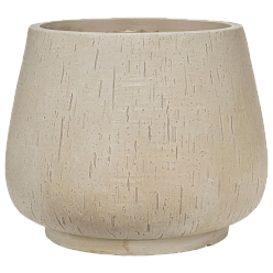 Raindrop Fibreclay Planter | Round Indoor and Outdoor Plant Pot