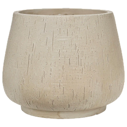 Raindrop Fibreclay Planter | Round Indoor and Outdoor Plant Pot