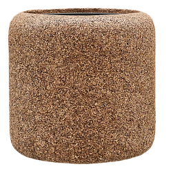 Naturescast Cylinder Planter + Liner | Natural Indoor Plant Pot