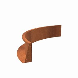 CorTen 3ml Retaining Wall Inside Curve