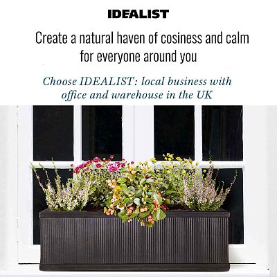 IDEALIST Lite Vertical Ribbed Vintage Style Window Box