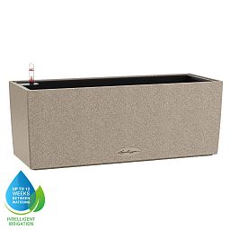 LECHUZA BALCONERA Stone Trough Poly Resin Self-watering Planter