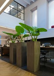 Tall Fiberstone Square Planter by Idealist Premium BOUVY