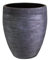 IDEALIST Lite Ribbed Light Concrete Vase Planter