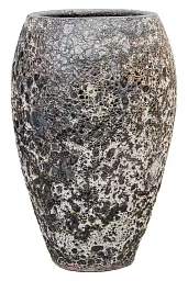 Lava Ceramic Tall Planter | Large Indoor and Outdoor Plant Pot Vase