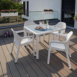LECHUZA Patio Dining Garden Table