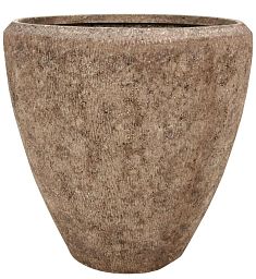Composits Polystone Rock Couple Round Indoor Planter Pot