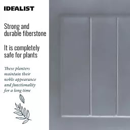 IDEALIST Regency Light Stone Square Garden Planter