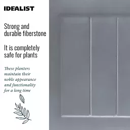 IDEALIST Regency Light Stone Square Garden Planter