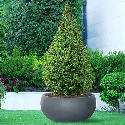 IDEALIST Lite Classic Smooth Bowl Outdoor Planter