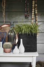 Square Resin Planter by Cadix Capi Tutch Row