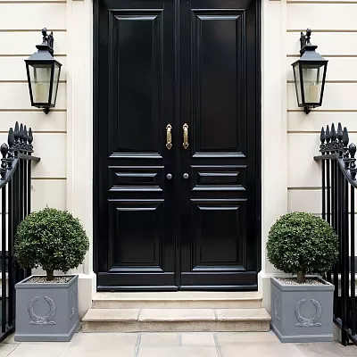 IDEALIST Kensington Light Stone Square Garden Planter